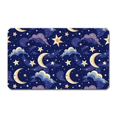 Night Moon Seamless Magnet (rectangular)