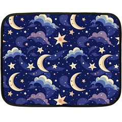 Night Moon Seamless Fleece Blanket (mini)