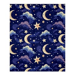 Night Moon Seamless Shower Curtain 60  X 72  (medium) 