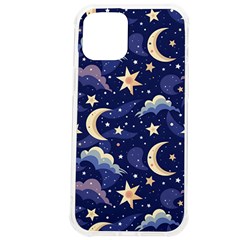 Night Moon Seamless Iphone 12 Pro Max Tpu Uv Print Case