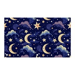 Night Moon Seamless Banner And Sign 5  X 3 