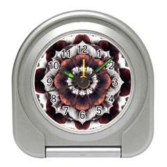 Mandala Design Pattern Travel Alarm Clock