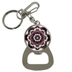 Mandala Design Pattern Bottle Opener Key Chain