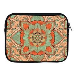 Mandala Floral Decorative Flower Apple Ipad 2/3/4 Zipper Cases