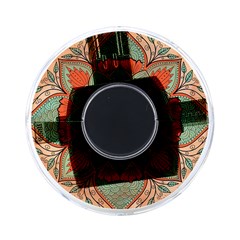 Mandala Floral Decorative Flower On-the-go Memory Card Reader by Maspions
