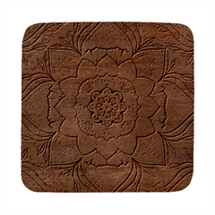 Mandala Floral Decorative Flower Square Wood Guitar Pick Holder Case And Picks Set by Maspions