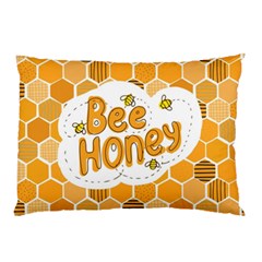 Bee Honey Honeycomb Hexagon Pillow Case