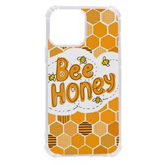 Bee Honey Honeycomb Hexagon Iphone 13 Pro Max Tpu Uv Print Case