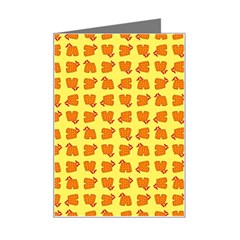 Pattern Shorts Watermelon Design Mini Greeting Card