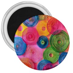 Colorful Abstract Patterns 3  Magnets