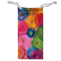 Colorful Abstract Patterns Jewelry Bag by Maspions