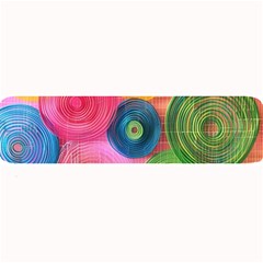 Colorful Abstract Patterns Large Bar Mat by Maspions