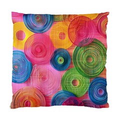 Colorful Abstract Patterns Standard Cushion Case (Two Sides)