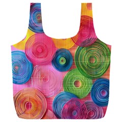 Colorful Abstract Patterns Full Print Recycle Bag (XXL)