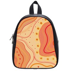 Lines Abstract Colourful Design School Bag (small)