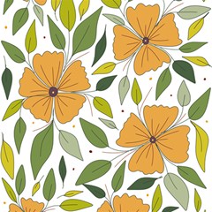 Flower Petal Plant Leaves Play Mat (square) by Maspions