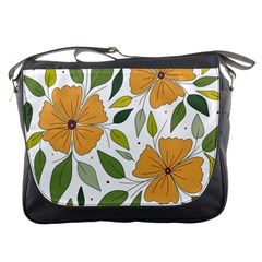 Flower Petal Plant Leaves Messenger Bag