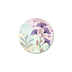 Flower Paint Flora Nature Plant Golf Ball Marker