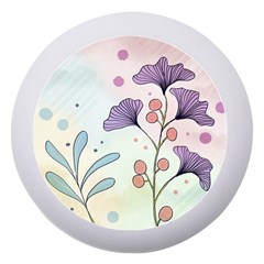 Flower Paint Flora Nature Plant Dento Box With Mirror