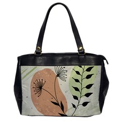 Flora Floral Flower Nature Plant Doodle Oversize Office Handbag