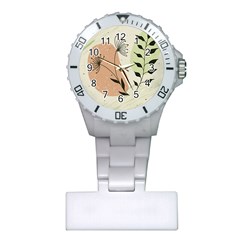 Flora Floral Flower Nature Plant Doodle Plastic Nurses Watch