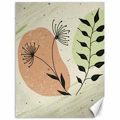 Flora Floral Flower Nature Plant Doodle Canvas 12  X 16 