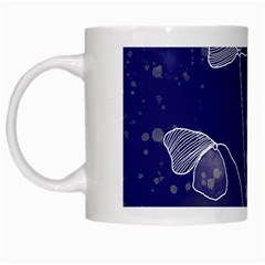 Flower Nature Abstract Art White Mug