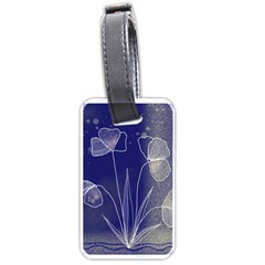 Flower Nature Abstract Art Luggage Tag (one Side)