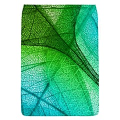 3d Leaves Texture Sheet Blue Green Removable Flap Cover (s) by Cemarart