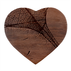 3d Leaves Texture Sheet Blue Green Heart Wood Jewelry Box
