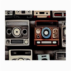 Retro Cameras Old Vintage Antique Technology Wallpaper Retrospective Small Glasses Cloth by Grandong