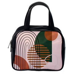 Line Forms Art Drawing Background Classic Handbag (one Side)
