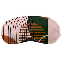 Line Forms Art Drawing Background Sleep Mask by Maspions
