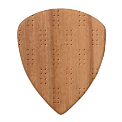 Flower Art Pattern Geometric Wood Guitar Pick (set Of 10) by Maspions