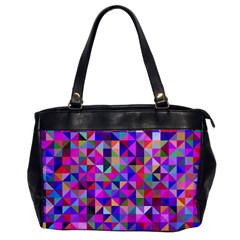 Floor Colorful Triangle Oversize Office Handbag