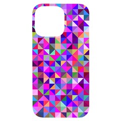 Floor Colorful Triangle Iphone 14 Pro Max Black Uv Print Case by Maspions