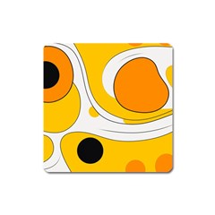 Abstract Pattern Square Magnet