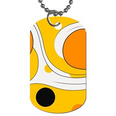 Abstract Pattern Dog Tag (one Side)