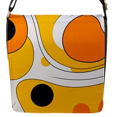 Abstract Pattern Flap Closure Messenger Bag (s) by Maspions