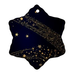 Starsstar Glitter Snowflake Ornament (two Sides)