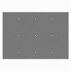 Abstract Diagonal Stripe Pattern Seamless Large Glasses Cloth (2 Sides)