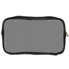 Abstract Diagonal Stripe Pattern Seamless Toiletries Bag (two Sides)