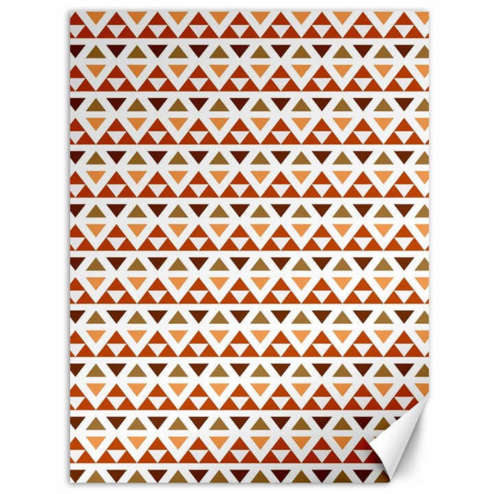 Geometric Tribal Pattern Design Canvas 36  x 48 