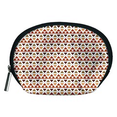 Geometric Tribal Pattern Design Accessory Pouch (medium) by Maspions