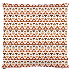 Geometric Tribal Pattern Design Standard Premium Plush Fleece Cushion Case (one Side)