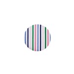 Stripes Pattern Abstract Retro Vintage 1  Mini Magnets Front