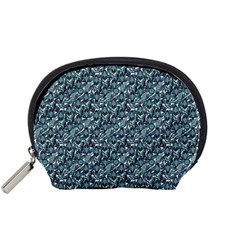 Blue Paisley Accessory Pouch (small)