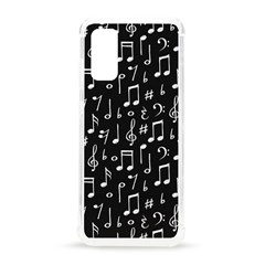 Chalk Music Notes Signs Seamless Pattern Samsung Galaxy S20 6 2 Inch Tpu Uv Case