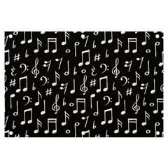 Chalk Music Notes Signs Seamless Pattern Banner And Sign 6  X 4 