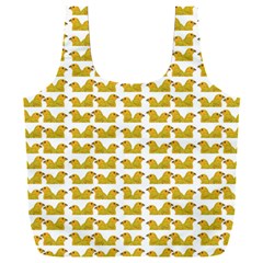 Little Bird Motif Pattern Wb Full Print Recycle Bag (xxl) by dflcprintsclothing